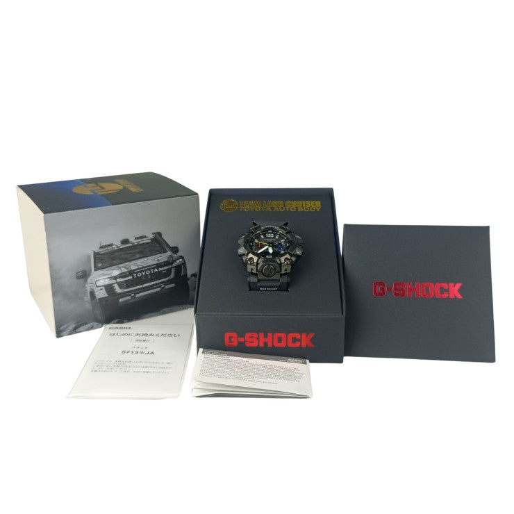 CASIO カシオ 時計 G-SHOCK マッドマスター TEAM LAND CRUISER TOYOTA AUTO BODY コラボレーションモデル GWG-B1000TLC-1AJR ブラック系 メンズ アナデジ ソーラー電波 超美品