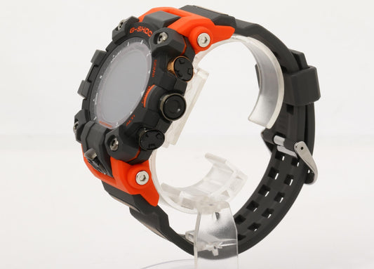 CASIO カシオ 時計 GSHOCK MASTER OF G LAND MUDMAN GW95001A4JF ブラック オレンジ 樹脂 メンズ デジタル 美品