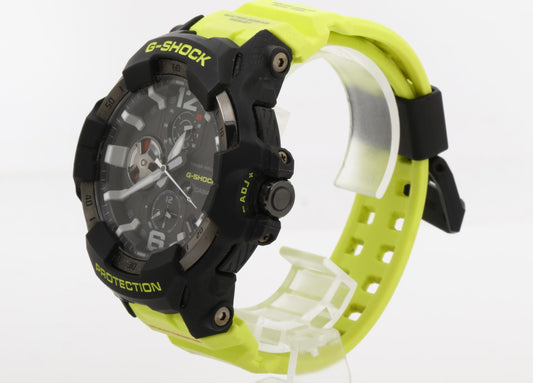 CASIO カシオ 時計 GSHOCK MASTER OF G AIR GRAVITYMASTER GRB300RY1A9JF ブラック イエロー カーボン/樹脂/ステンレススチール メンズ アナログ 美品