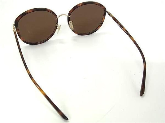 Salvatore Ferragamo フェラガモ サングラス ガンチーニ SF250SA 723 ブラウン系 アセテート メタル レディース アジアンフィット 超美品