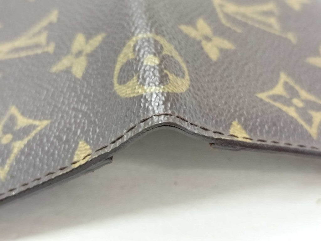 LOUIS VUITTON ルイヴィトン カードケース ポルト2カルト・ヴェルティカル M60533 ブラウン系 モノグラム ユニセックス 美品
