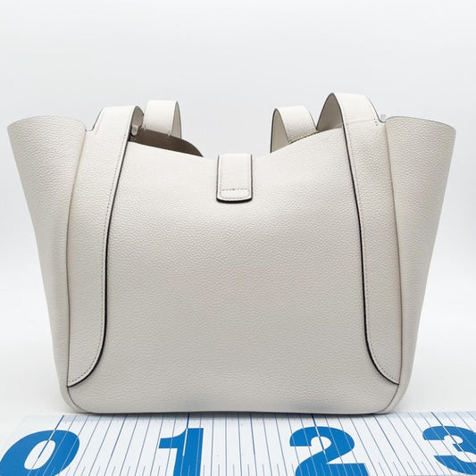 COACH コーチ トートバッグ ハドリー CAL17 ホワイト系 レザー レディース ターンロック ゴールド金具