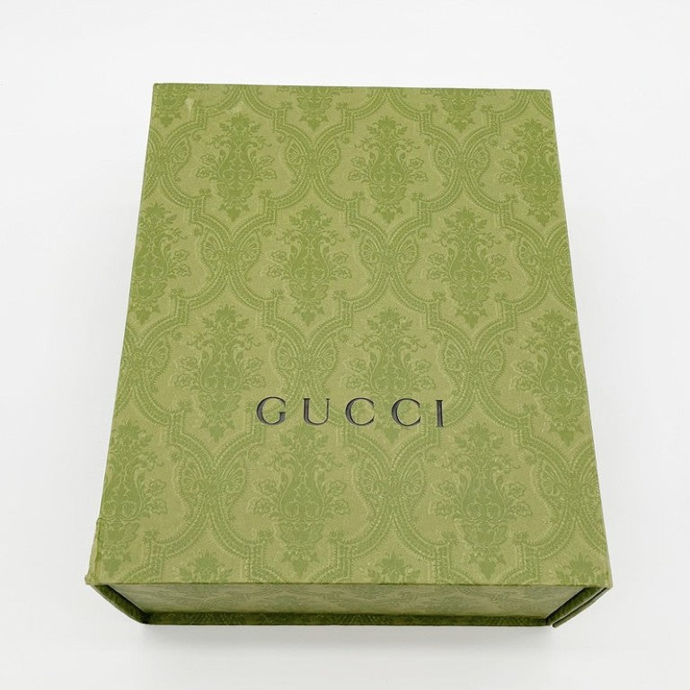 GUCCI グッチ スカーフ マフラー GGジャカード 495592 ブラウン ベージュ系 ウール 91%、シルク 9% ユニセックス 超美品
