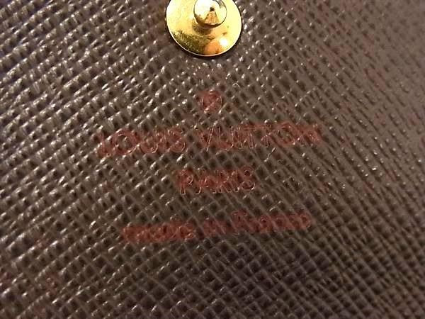 LOUIS VUITTON ルイヴィトン キーケース ミュルティクレ4 N62631 エベヌ(ブラウン)系 ダミエ ユニセックス 4連 ゴールド金具 美品