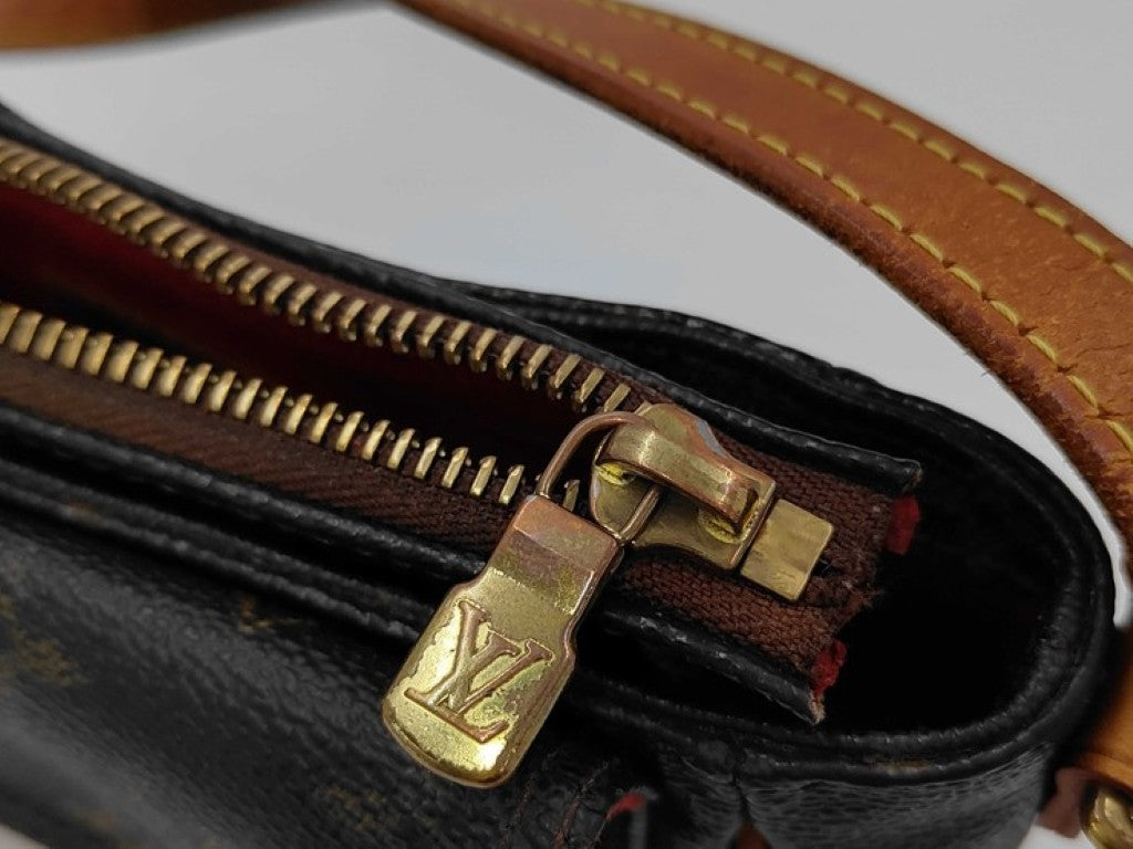 LOUIS VUITTON ルイヴィトン ショルダーバッグ ヴィバシテPM M51165 ブラウン系 モノグラム レディース ゴールド金具