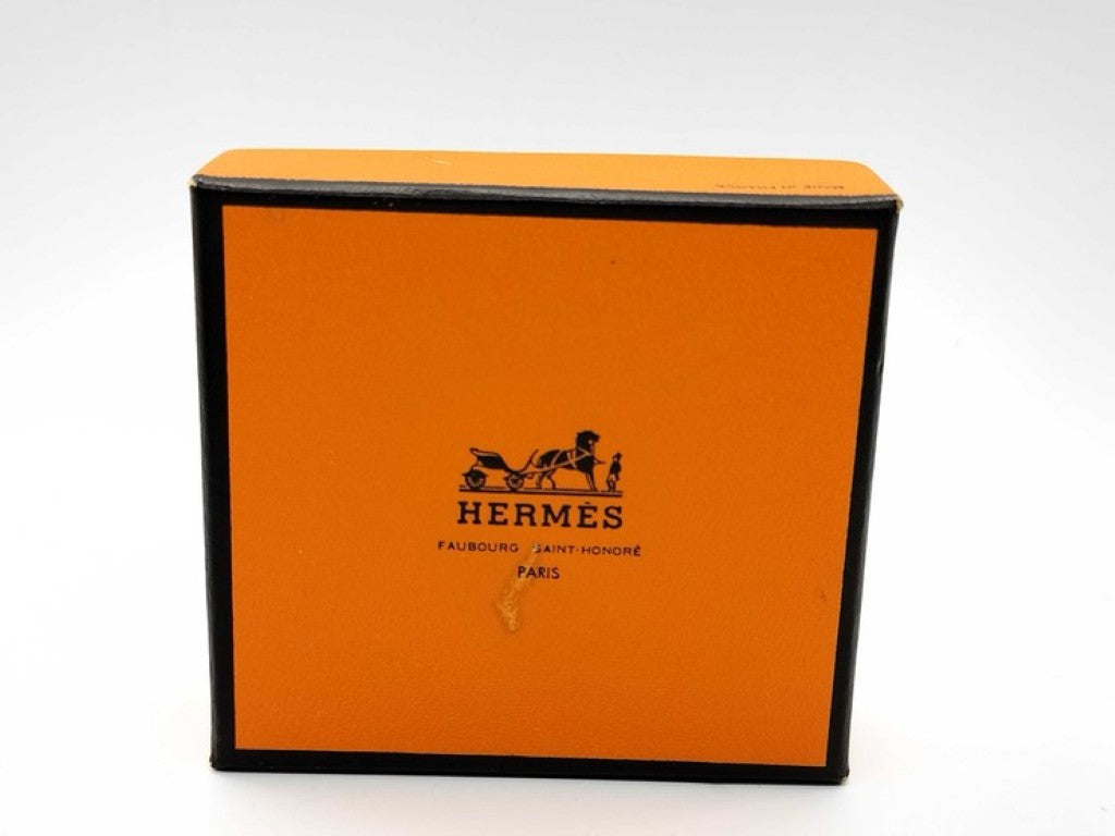 HERMES エルメス ブレスレット アピ2 ブラック系 レザー ユニセックス シルバー金具 美品