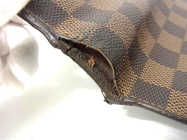 LOUIS VUITTON ルイ ヴィトン 長財布 ポルトフォイユ アンソリット N63071 エベヌ ゴールド金具 ダミエ・キャンバス ユニセックス 二つ折り財布