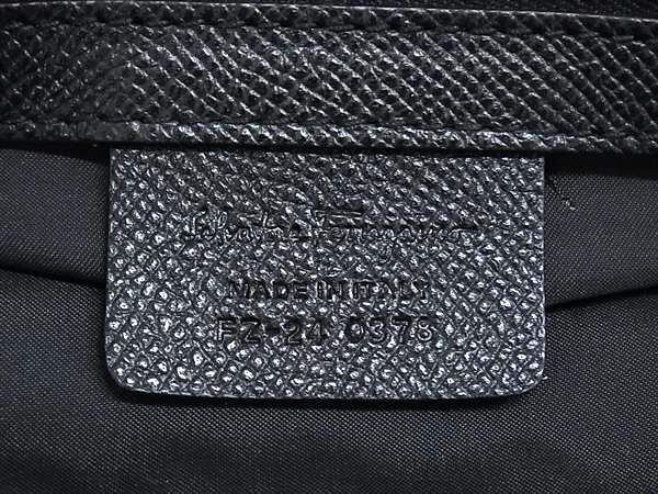 超美品 Salvatore Ferragamo サルヴァトーレ フェラガモ ビジネスバッグ ブリーフケース 24 0378 ブラック シルバー金具 レザー メンズ