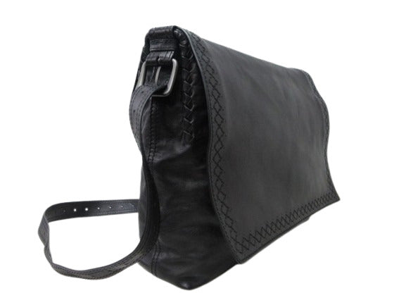 BOTTEGA VENETA ボッテガヴェネタ ショルダーバッグ イントレチャート チェルボ 245169 ブラック レザー ユニセックス