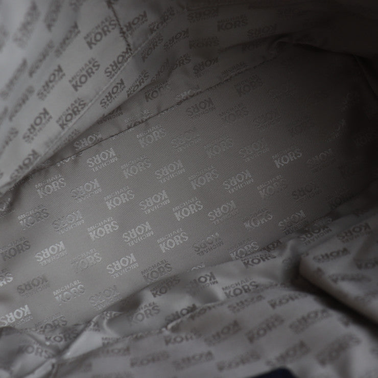 超美品 Michael Kors マイケルコース JET SET ITEM トートバッグ 35H7GTTT9L レザー ネイビー系 ゴールド金具 ショルダーバッグ