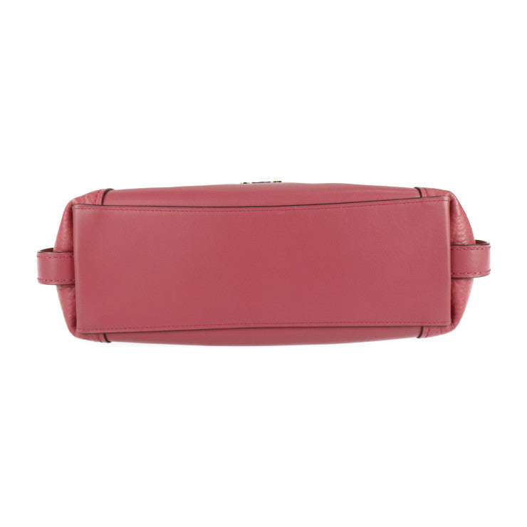 超美品 COACH コーチ EDIE28 イーディー28 ハンドバッグ 57645 ミックスドレザー ピンク系 ガンメタル金具 2WAY ショルダーバッグ