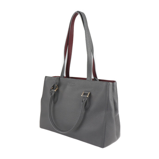 超美品 COCOCELUX GOLD ココセリュックス ゴールド 2WAYバッグ トートバッグ レザー グレー ボルドー ゴールド金具 ショルダーバッグ ポーチ付き