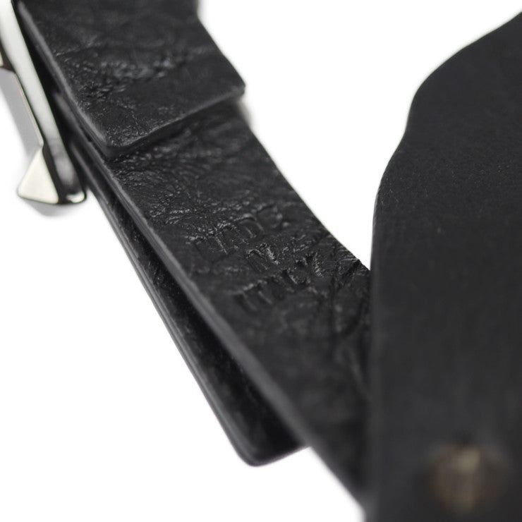 超美品 Valentino Garavani ヴァレンティノ ガラヴァーニ バッグチャーム キーホルダー MY0P0684PZJ レザー メタル ブラック カーキ ブラウン系 ガンメタリック ボルドー オウム 鳥 アニマル キーリング