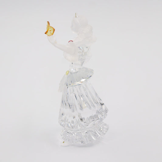 新古未使用展示品 SWAROVSKI スワロフスキー COLUMBINE コロンバイン マスカレード インテリア 242032 クリスタルガラス クリア レッド イエロー 2000年 SCS会員限定品 オブジェ フィギュリン 置物