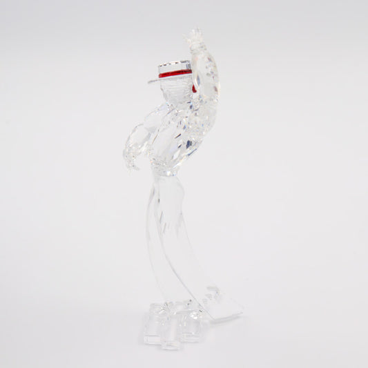 新古未使用展示品 SWAROVSKI スワロフスキー ANTONIO アントニオ マジックオブダンス インテリア 606441 クリスタルガラス クリア レッド 2003年 SCS会員限定品 オブジェ フィギュリン 置物