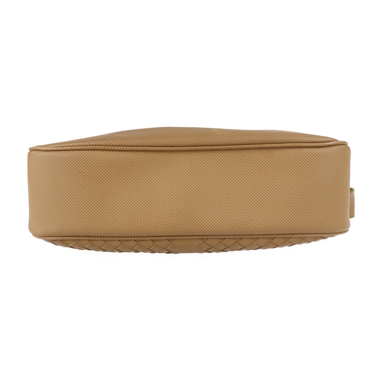 BOTTEGA VENETA ボッテガヴェネタ イントレチャート ショルダーバッグ 135915 PVC ブラウン系 キャメル系 ワンショルダーバッグ ハンドバッグ