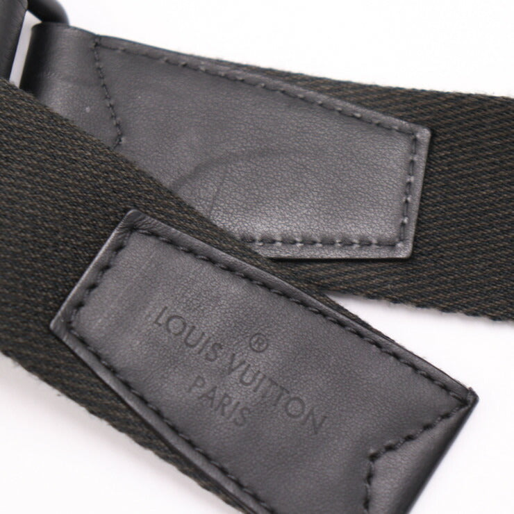 超美品 LOUIS VUITTON ルイ ヴィトン テイクオフ・スリング ボディバッグ M57081 グレインレザー ノワール ブラック LV ロゴ ウエストバッグ ビトン