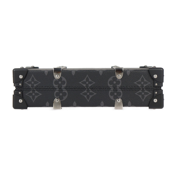 超美品 LOUIS VUITTON ルイ ヴィトン ネオ ウォレット・トランク ショルダーバッグ M20954 モノグラムエクリプス ブラック グレー シルバー金具 クラッチバッグ マルチケース