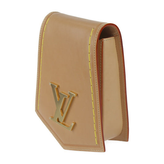 美品 LOUIS VUITTON ルイ ヴィトン キーベルXL PM ショルダーバッグ M22368 レザー ベージュ系 ゴールド金具 ビトン