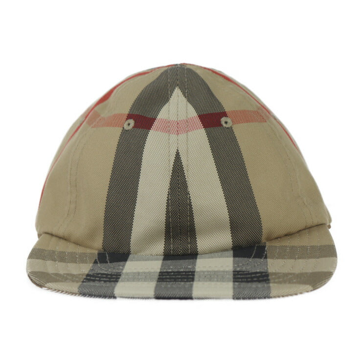 新品未使用展示品 BURBERRY バーバリー ベースボールキャップ キャップ 8056296 表記サイズ 56 コットン ベージュ系 帽子 チェック