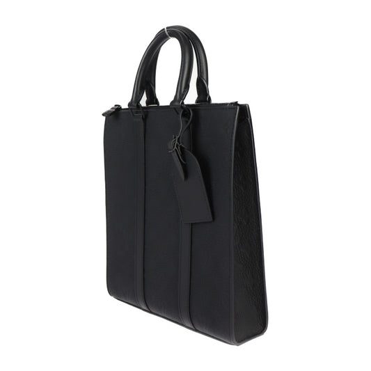 超美品 LOUIS VUITTON ルイ ヴィトン サックプラ・クロス モノグラム ハンドバッグ M59960 トリヨンレザー ブラック トートバッグ ビトン