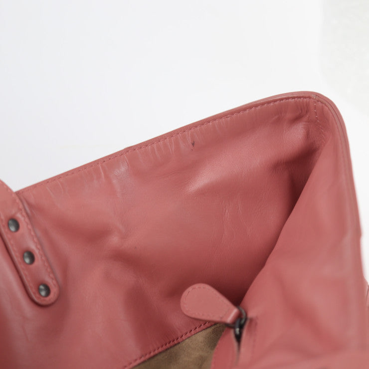BOTTEGAVENETA ボッテガヴェネタ イントレチャート トートバッグ 386812 レザー ピンク