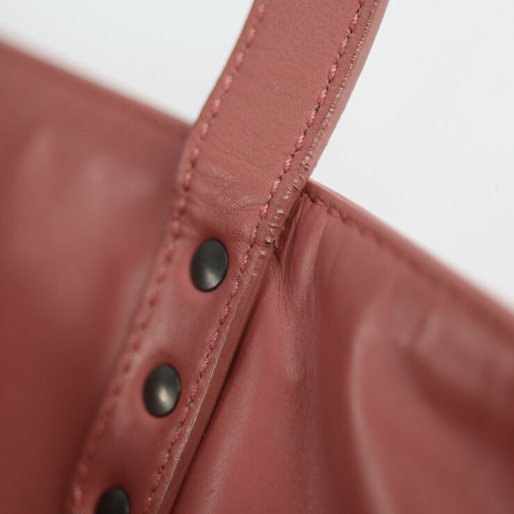 BOTTEGAVENETA ボッテガヴェネタ イントレチャート トートバッグ 386812 レザー ピンク