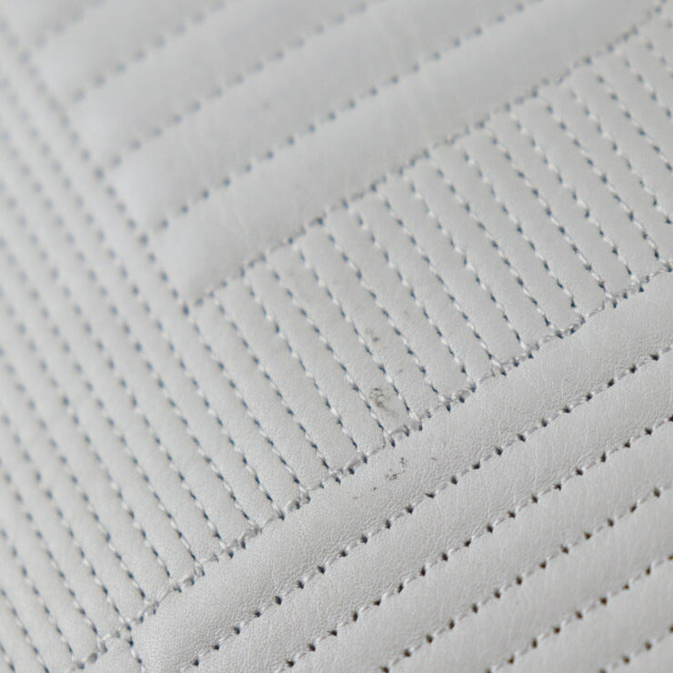 BALLY バリー ワンショルダーバッグ ショルダーバッグ - レザー ホワイト系 ステッチ キルティング チェーン フラップ