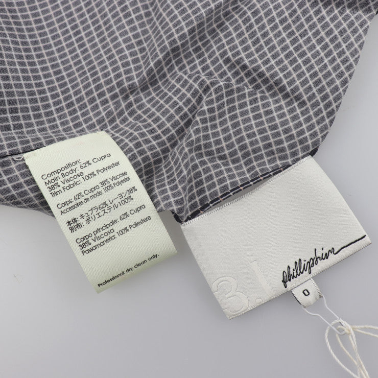 新古未使用展示品 3.1 Phillip Lim 3.1フィリップリム トップス キャミソール R112-2583CPC 表記サイズ 1 レーヨン キュプラ ネイビー系 チュニック ノースリーブ