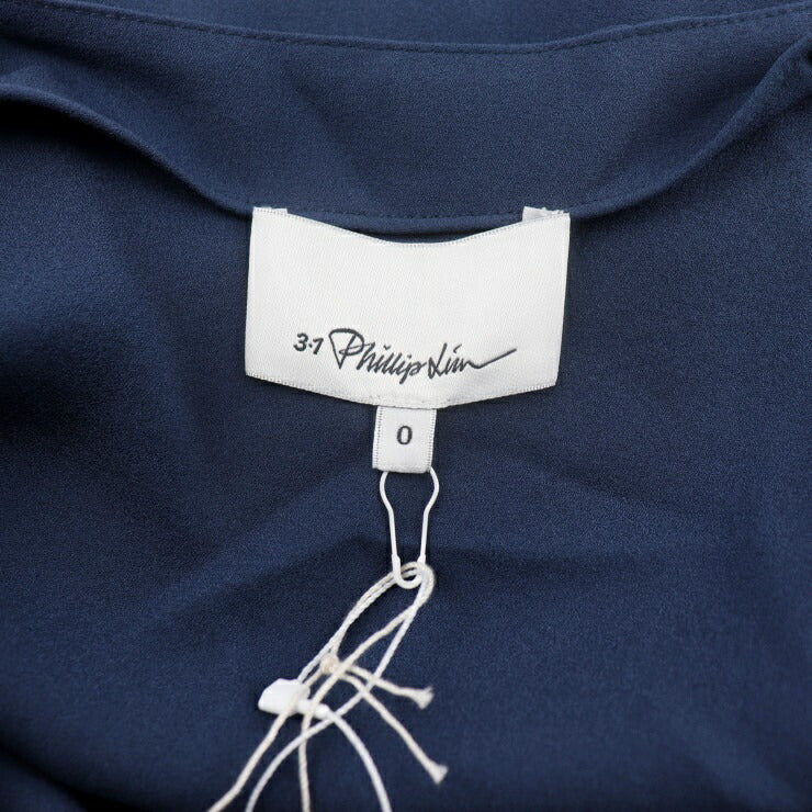 新品未使用展示品 3.1 phillip lim スリーワンフィリップリム ワンピース ワンピース PS16-2259CEE 表記サイズ 0 コットン ブルー系 チュニック キャミソール ノースリーブ