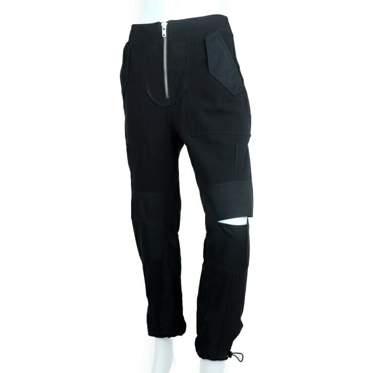 新品未使用展示品 3.1 Phillip Lim 3.1フィリップリム パンツ カーゴパンツ S162-5218DCY 表記サイズ 0 コットン ブラック ジップアップ 長ズボン ボトムス ファッション パンツ