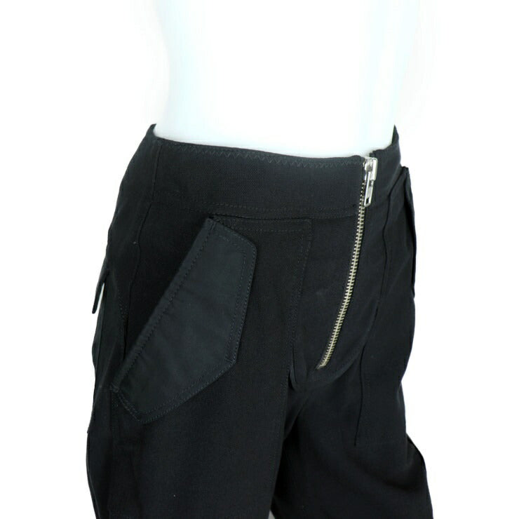 新品未使用展示品 3.1 Phillip Lim 3.1フィリップリム パンツ カーゴパンツ S162-5218DCY 表記サイズ 0 コットン ブラック ジップアップ 長ズボン ボトムス ファッション パンツ