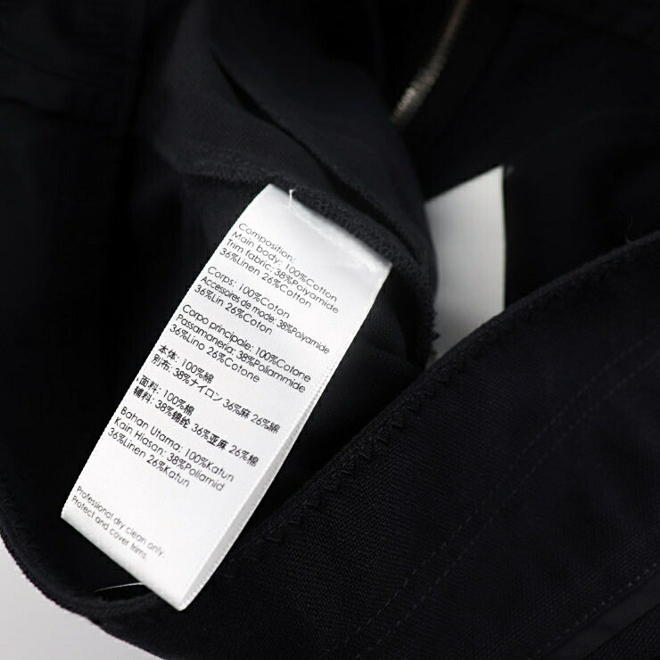 新品未使用展示品 3.1 Phillip Lim 3.1フィリップリム パンツ カーゴパンツ S162-5218DCY 表記サイズ 0 コットン ブラック ジップアップ 長ズボン ボトムス ファッション パンツ