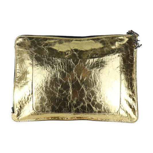 新品未使用展示品 CHANEL シャネル VOTEZ COCO クラッチバッグ A82164 レザー ゴールド ブラック セカンドバッグ ハンドバッグ ココマーク ロゴ メタリック