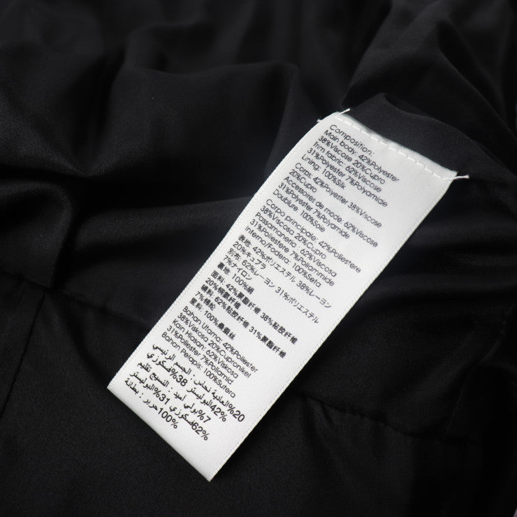 新品未使用展示品 3.1 Phillip Lim 3.1フィリップリム ノースリーブ ワンピース F162-9607BND 表記サイズ 0 ベルベット COCOA ブラウン系 シルバー金具 ジップアップ プリーツ