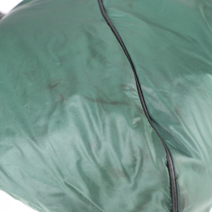 BOTTEGAVENETA ボッテガヴェネタ スピンネーカー ショルダーバッグ 244898 ナイロン レザー グリーン ブラック トートバッグ