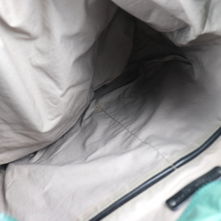 BOTTEGAVENETA ボッテガヴェネタ スピンネーカー ショルダーバッグ 244898 ナイロン レザー グリーン ブラック トートバッグ