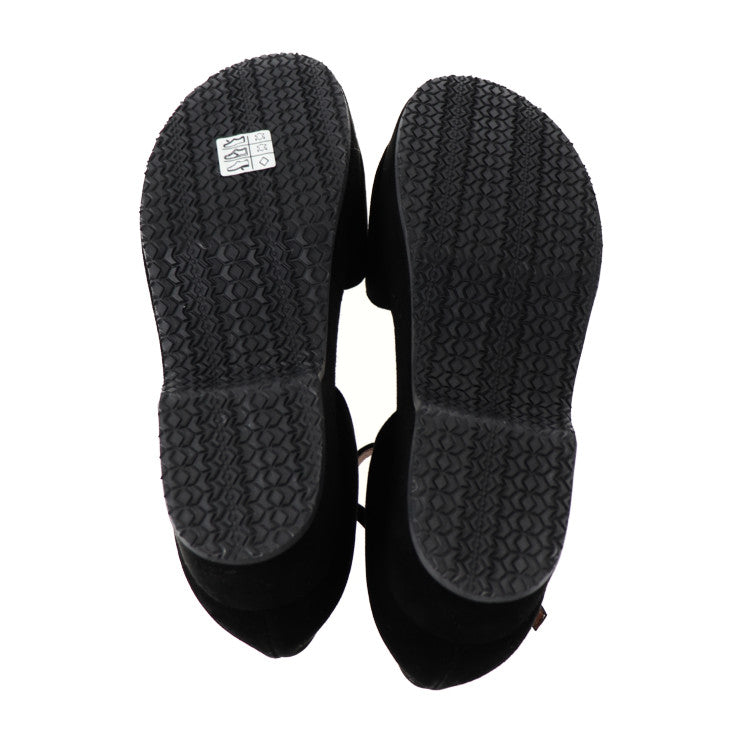 新品未使用展示品 MARNI マルニ オープントゥ サンダル パンプス ZCMSP14G04LS016 表記サイズ 40 山羊革 スエード ブラック ストラップ 参考サイズ約26cm