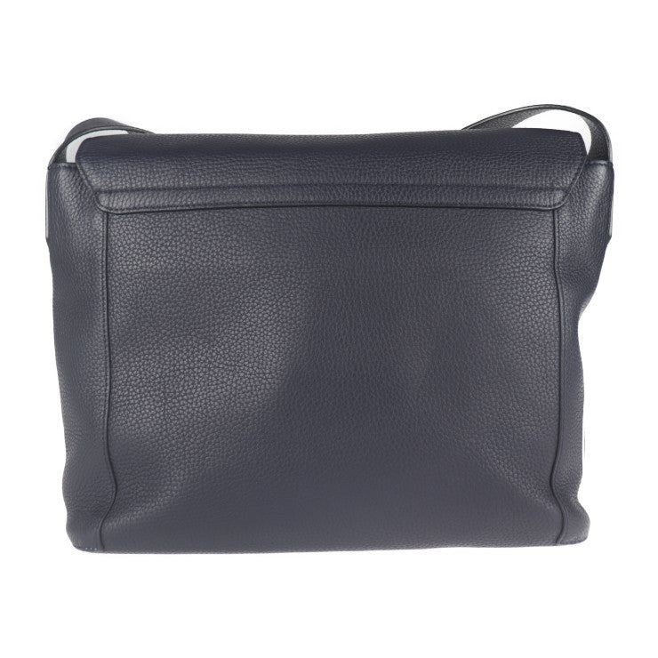 超美品 LOUIS VUITTON ルイ ヴィトン イーストサイド メッセンジャー ショルダーバッグ M53465 トリヨンレザー ネイビー シルバー金具 ビトン LVサークル