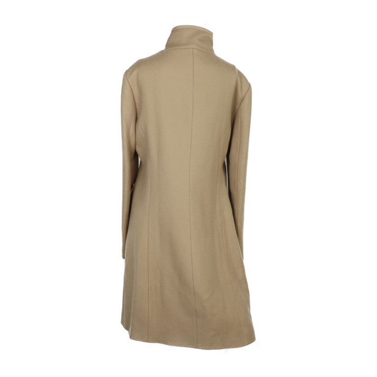 MONCLER モンクレール ロングコート ステンカラーコート 49313-80 表記サイズ 1 ウール キャメル ハイマオカラー アウター