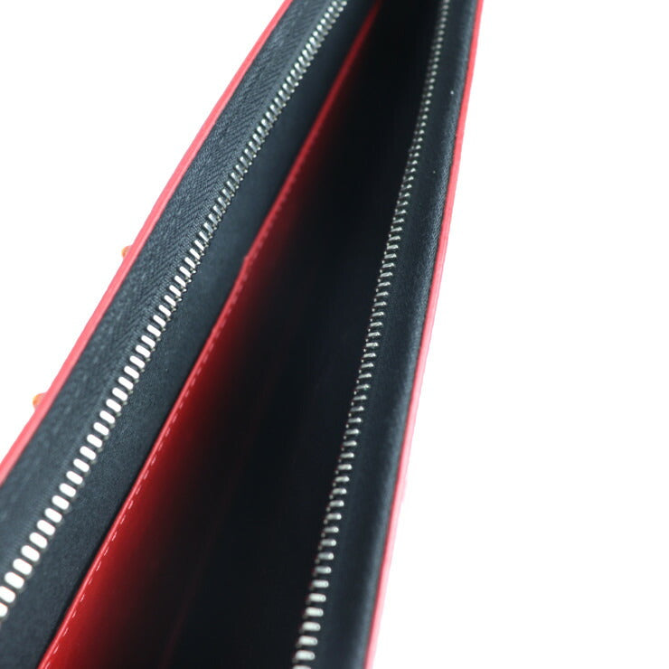 美品 Christian Louboutin クリスチャンルブタン トリックトラック スモール ポートフォリオ ハンドバッグ 3175108 レザー マルチカラー スカル 3WAY 2WAY ショルダー