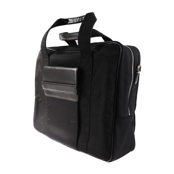 美品 Dunhill ダンヒル ブリーフケース ビジネスバッグ LC6030A ナイロン レザー ブラック 2WAY ショルダーバッグ ハンドバッグ