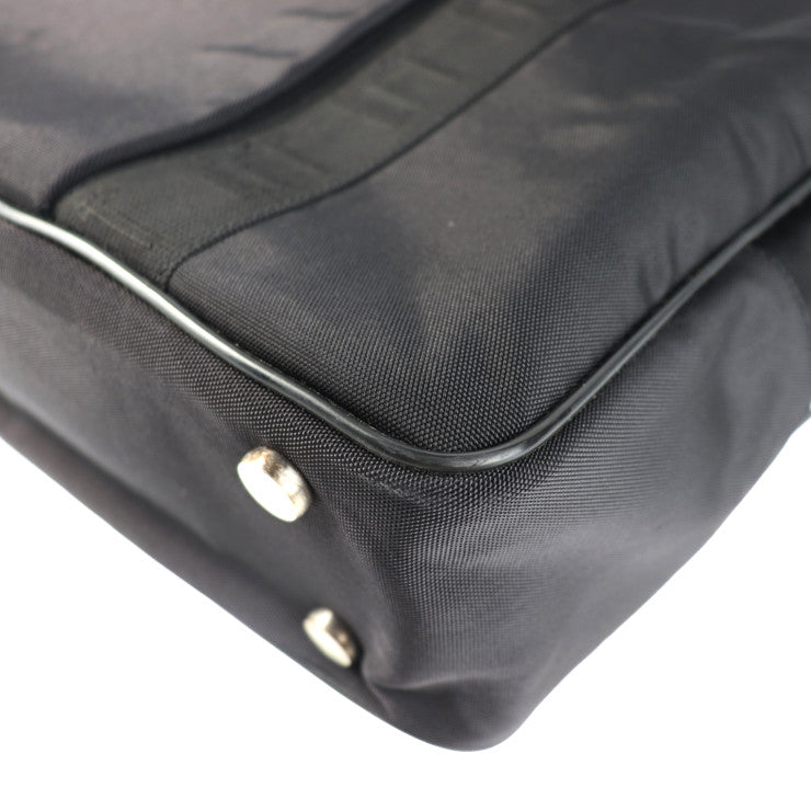 美品 Dunhill ダンヒル ブリーフケース ビジネスバッグ LC6030A ナイロン レザー ブラック 2WAY ショルダーバッグ ハンドバッグ