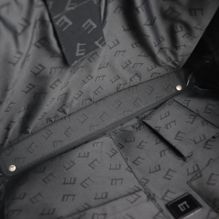 美品 Dunhill ダンヒル ブリーフケース ビジネスバッグ LC6030A ナイロン レザー ブラック 2WAY ショルダーバッグ ハンドバッグ