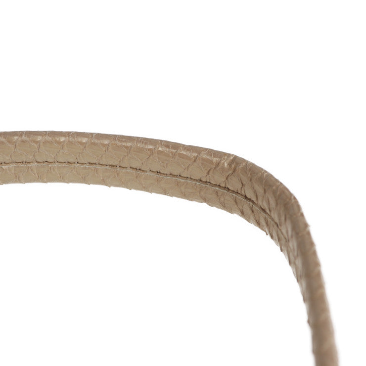 美品 CARTIER カルティエ マルチェロ ショルダーバッグ - レザー パイソン ベージュ ワンショルダー