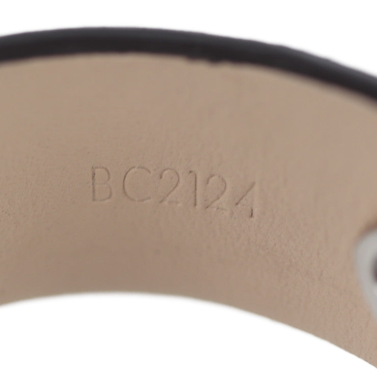 超美品 LOUIS VUITTON ルイ ヴィトン ブラスレ スピリット ブレスレット M6754F 表記サイズ 17 エピレザー ベージュ系 シルバー金具 ビトン