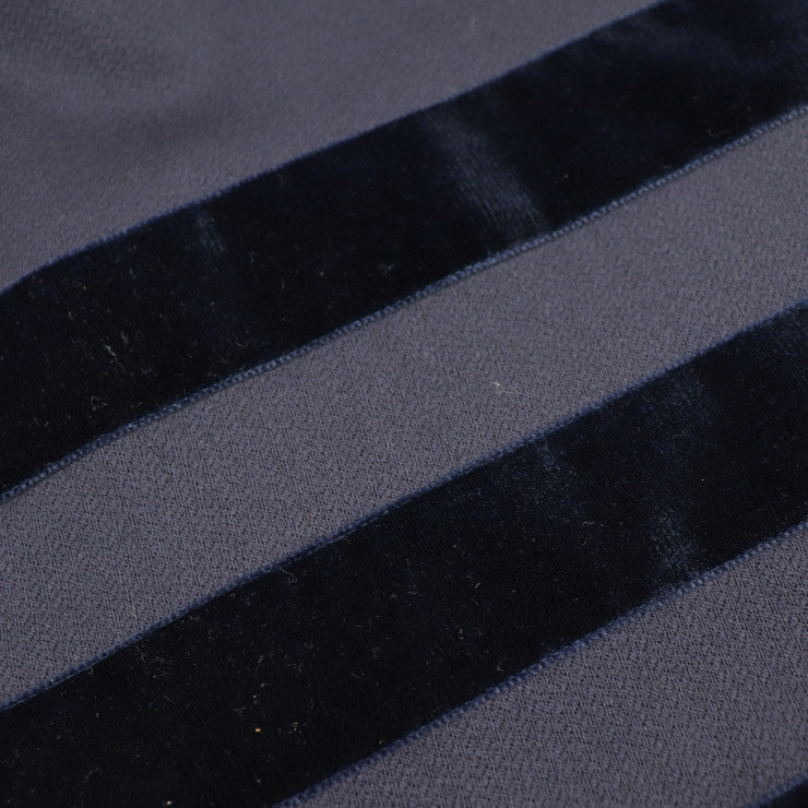 FOXEY NEW YORK フォクシー ニューヨーク 膝丈スカート スカート - 表記サイズ 42 ウール ナイロン レーヨン ネイビー ボーダー