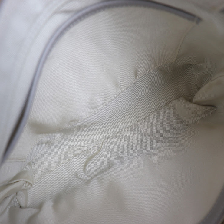 超美品 LEATHER JEWELS レザージュエルズ バッグ ショルダーバッグ - レザー グレー系 ゴールド金具 クロスボディ