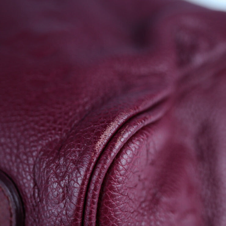 美品 LOUIS VUITTON ルイ ヴィトン スピーディー25 バンドリエール モノグラムアンプラント ハンドバッグ M40764 レザー オロール パープル系 ゴールド金具 2WAY ショルダーバッグ ビトン