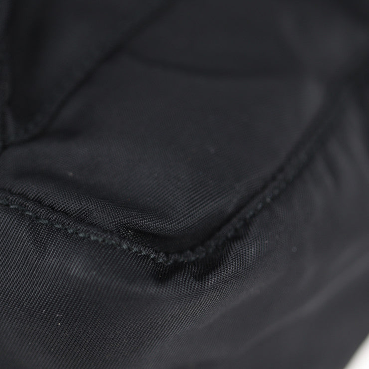 PRADA プラダ VELA ヴェラ ショルダーバッグ B8994 ナイロン レザー ブラック シルバー金具 三角ロゴプレート トライアングルロゴ